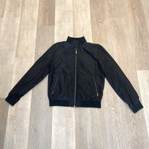Zara black bomber jacket, size medium